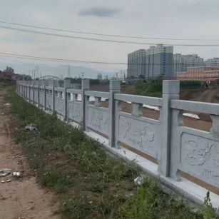 成都 石材河道栏杆