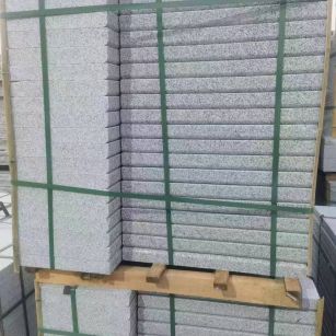 成都 5公分芝麻白，倒斜角，室外楼梯踏步