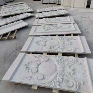 成都 芝麻白干挂雕花板