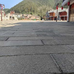 成都仿古石铺装效果
