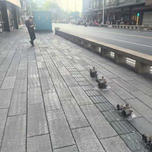 成都仿古石铺装效果