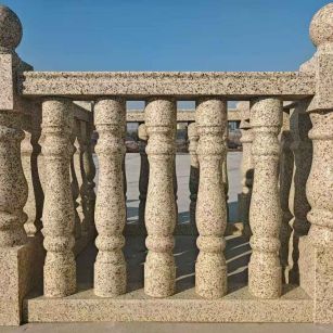 成都 黄金麻栏杆（扶手，花瓶柱，将军柱）