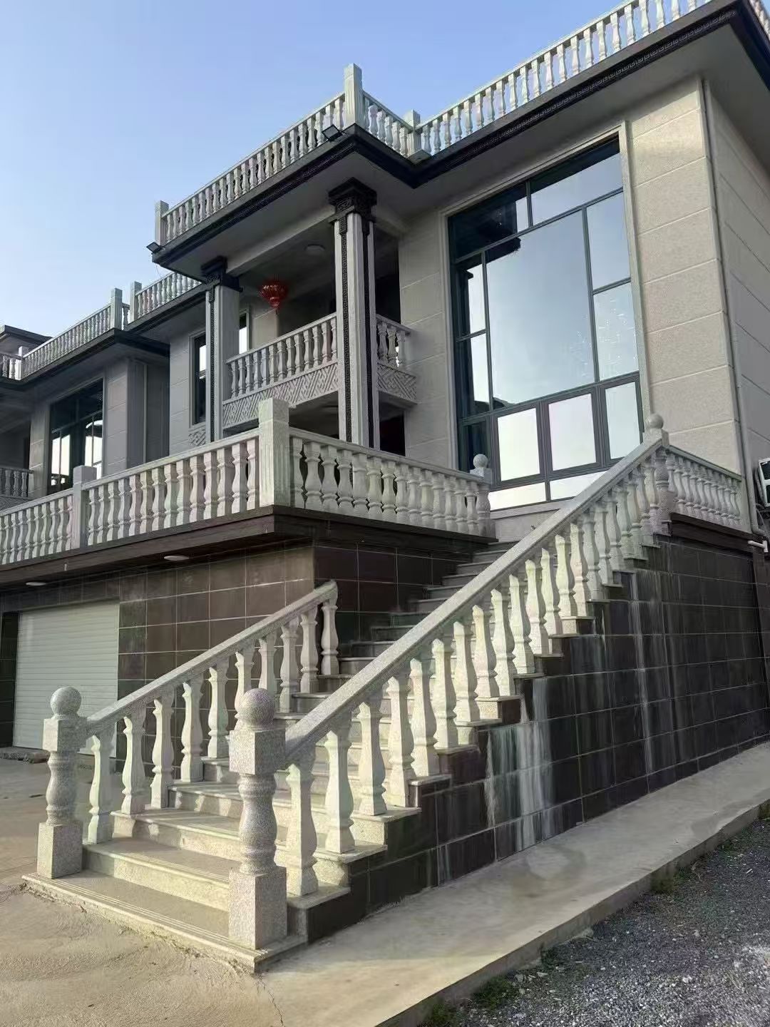 成都 芝麻白别墅阳台栏杆，楼梯栏杆