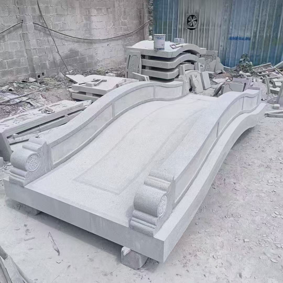 成都 芝麻灰花岗岩园林景观 小石桥