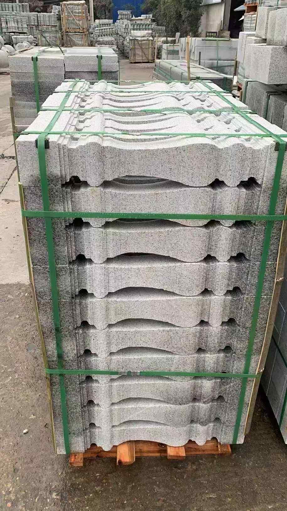 成都 芝麻白方形拉丝面，栏杆花瓶柱