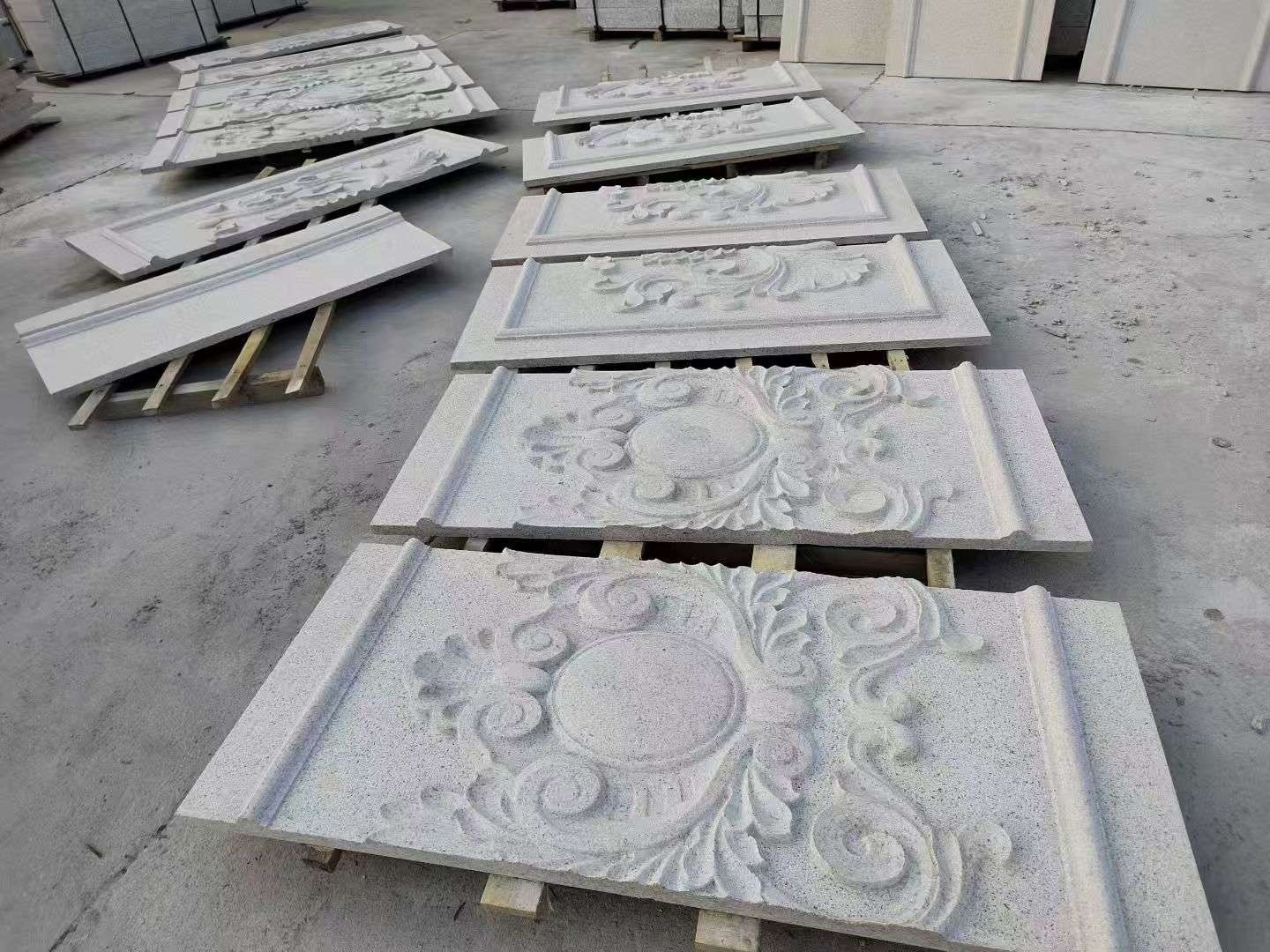 成都 芝麻白干挂雕花板