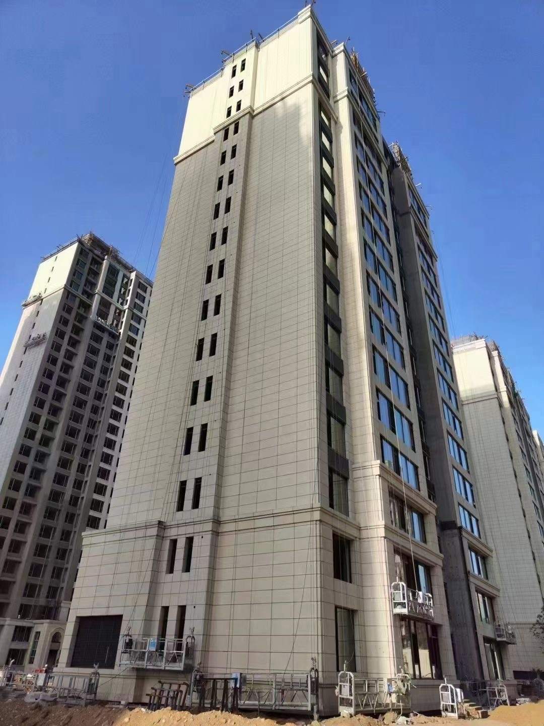 成都黄金麻高端小区，外墙干挂
