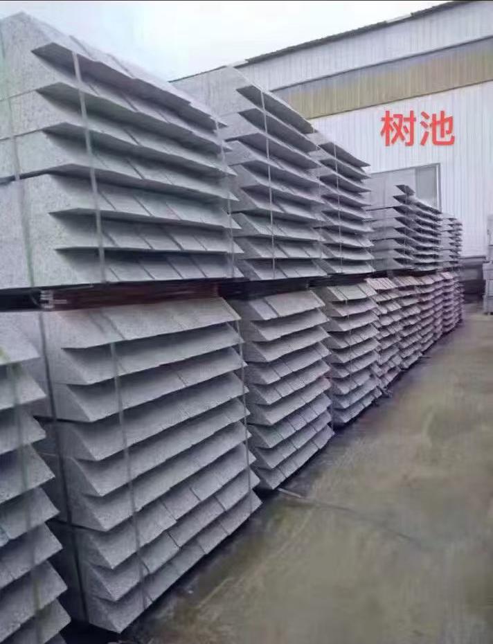 成都 芝麻灰切头树池